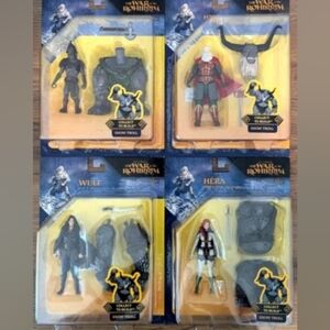 The Lord of the Rings War of the Rohirrim complete set of 4 action figures